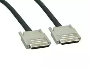 New 20372-3 3ft VHDCI 0.8mm 68-Pin Exteemal Male to Male SCSI 3ft Cable, Black - Picture 1 of 2