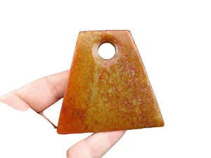 China,old jade,hongshan culture,Collectibles,hetian jade,rare axe,pendant B(32) - Picture 1 of 5