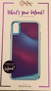 Custodia nuova con scatola Mate what's your mood cambio colore iPhone XS Max NUOVA SPEDIZIONE GRATUITA! - Foto 1 di 2