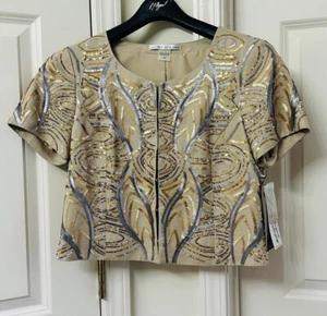 Peter Nygard Damen Jacke mit Pailletten - Bild 1 von 4