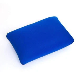 Travel Microbead Squishy Pillow for Neck Pain - 13.5 x 10 inches Rectangle - ... - Picture 1 of 7