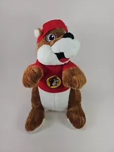 Buc-ees Beaver Mascot 11” Plush Red TShirt & Cap Buccees Stuffed Animal Toy JAAG - Picture 1 of 10