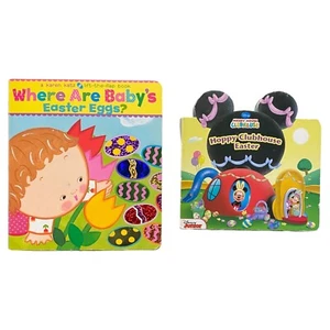 Where Are Babys Easter Eggs Lift the Flap Book Mickey Mouse Baby Board Books - Picture 1 of 7