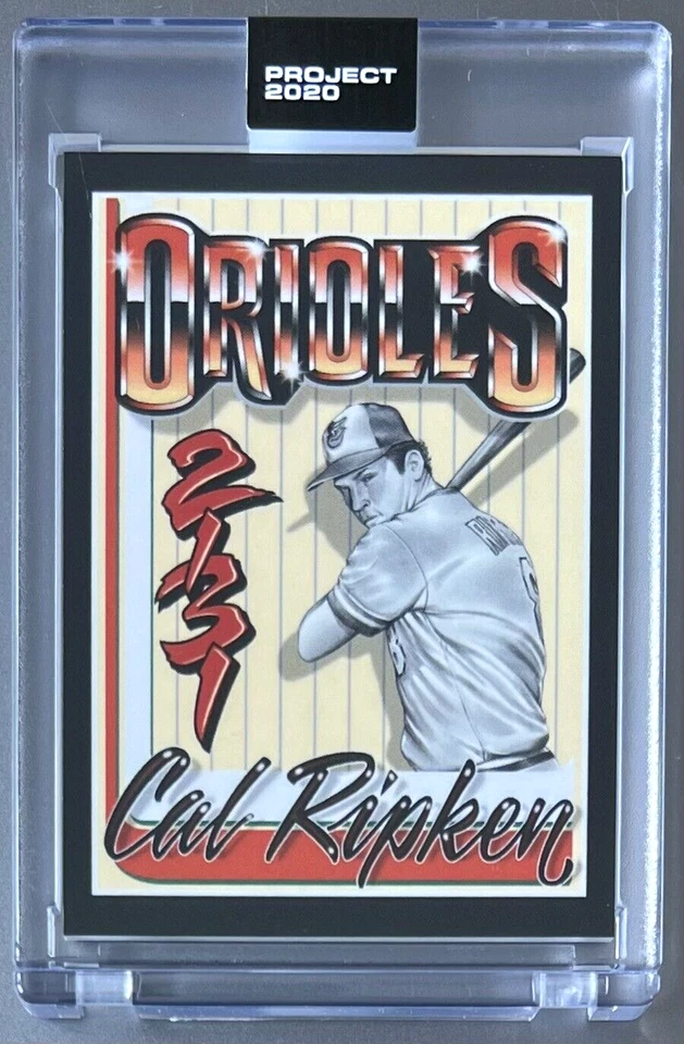TOPPS PROJECT 2020 #349 CAL RIPKEN, JR by MISTER CARTOON 1982 ORIOLES FREE SHIP - Image 1 of 3
