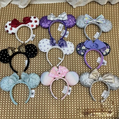 Diadema 2025 Disney Parks Jack-o'-Lantern Belle Rapunzel Loungefly Minnie Ears Foto 1 de 4