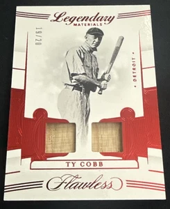 2020 Flawless TY COBB Legendary Materials Game Used BAT Ruby #19/20 - Bild 1 von 2