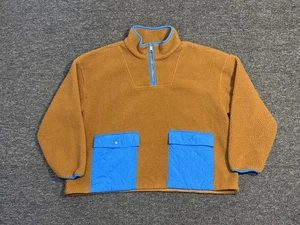 Suéter Madewell Para Hombres XL Polar Media Cremallera Acolchado Bolsillo Exterior Chaqueta Suéter - Imagen 1 de 7