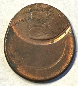 LINCOLN CENT 20XX OFF CENTER STRIKE -ERROR - Picture 1 of 2