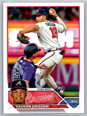 2023 Topps Series 1 - Vaughn Grissom #275 (RC) Atlanta Braves MLB Baseball Card - Image 1 of 2