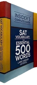 Insiders complete guide SAT vocabulary essential 500 words test prep FREE SHIP - Picture 1 of 11