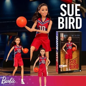 Nueva muñeca Mattel Barbie Signature Sue Bird #10 HJW97 baloncesto WNBA - Imagen 1 de 13