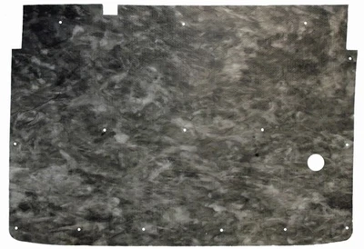 Almohadilla de aislamiento de capó plana de fibra de vidrio 1 pieza para Chevrolet Caprice 1986 con clips Foto 1 de 4