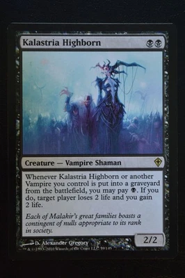 Magic The Gathering MTG KALASTRIA HIGHBORN Worldwake LP Lightly Played - Image 1 of 2