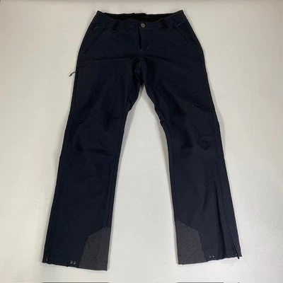 Pantalones de Senderismo Kuhl Traverse Cremallera Pierna Ventilación Elastizados Negros Talla 8 Cortos Foto 1 de 4