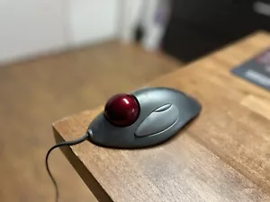 Logitech Marble Mouse 810-000767 USB Wired Optical Trackball TESTED WORKING - Picture 1 of 3