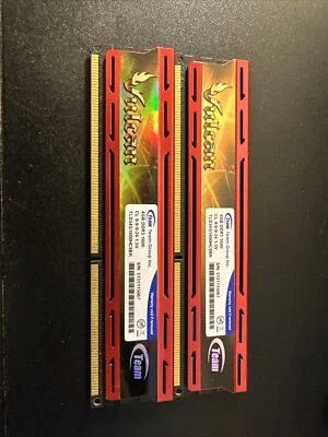 VULCAN 8GB (2x 4GB) Team Group TLD34G1600HC9BK DDR3 PC3 12800 Desktop RAM - Image 1 of 3