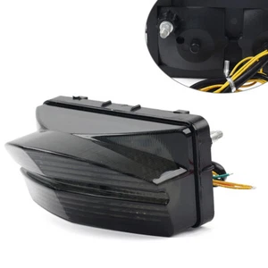Tail Light Integrated Brake Turn Signal Fit for Honda CBR600 F4I 2001-2008 Black - Picture 1 of 14