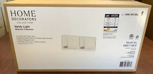 NEW SEALED HDC Alberson 12.2”W 2-Light Brushed Nickel Light Bar B235 - Picture 1 of 1