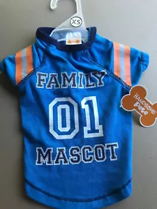 "HERMOSA CAMISETA PETE Azul "FAMILIA 01 MASCOTA" Cachorro/Perro xsmall - Imagen 1 de 1