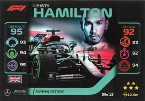 2020 Topps Turbo Attax #13 Lewis Hamilton - Speedster - AMG Mercedes Petronas - Picture 1 of 2