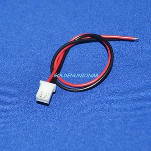 Conector JST XH 2 pines con cable UL1007 24AWG de 150 mm de largo para paquete de baterías hágalo usted mismo - Imagen 1 de 5