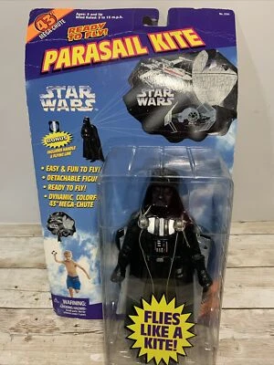 Star Wars Darth Vader 1997 Parasail 43” cometa ToyBiz Spectra Star de colección Foto 1 de 4