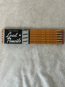 12 NOS Race American Pencil Eberhard Faber 2 3/8-F Pencils Oshkosh WI - Picture 1 of 11