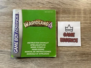 NOTICE SEULE Wario Land 4 Nintendo Game Boy Advance EUR GB GBA GameBoy WarioLand - Bild 1 von 2