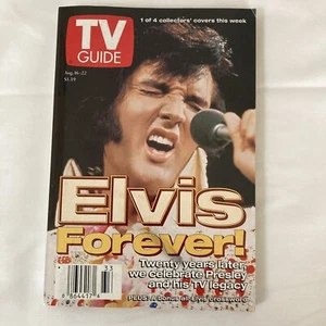 TV Guide Magazine August 16 1997 Elvis Presley Cover 1b of 4 Central Virginia Ed - Picture 1 of 3