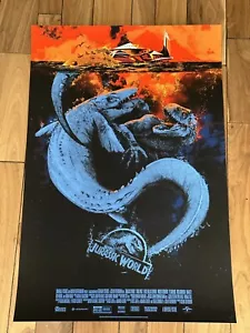 Jurassic World Poster Print Shan Jiang 2016 LE 325 - Picture 1 of 2