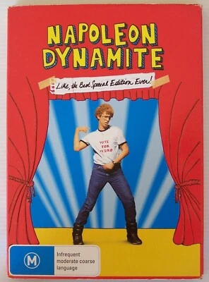 NAPOLEON DYNAMITE SPECIAL COLLECTOR'S EDITION 2-DISC DVD SET - REGION 4 PAL - image 1 of 4