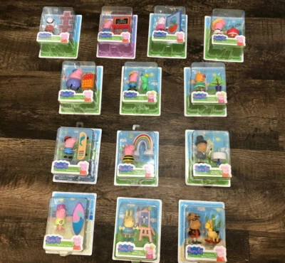 Peppa Pig Set / Figuras Abuelo, Pedro Pony Suzy Zebra Zoe Zebra George *Elige* Foto 1 de 4