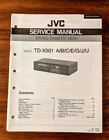 Jvc Td-X501 Cassette Deck Service Manual *Original*