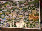 Colorful Map Of Xenia, Ohio, 1986, Roger Brown Artist 