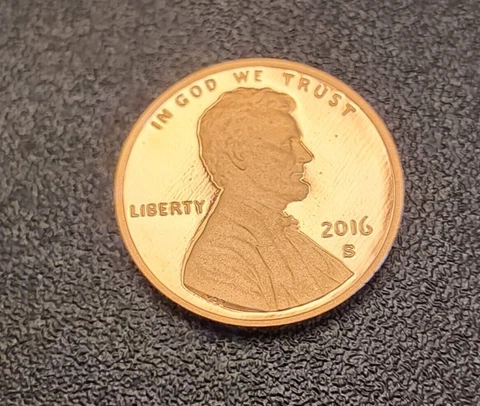 2016 S Proof Lincoln Shield Cent - Penny is from a Proof Set - Free Shipping Cover