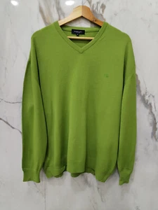 Burberry London Sweater 60% Wool Men's Green Size 8 - Picture 1 of 9