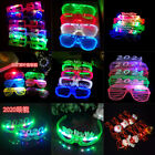 2024 Glowing Glasses Happy New Year Christmas Ornaments LED Flashing Glasses