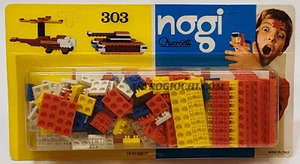 COSTRUZIONI MATTONCINI NOGI QUERCETTI 303 VINTAGE '70 NEW IN BOX MINT - Picture 1 of 4
