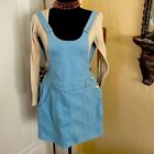 NWOT Urban Outfitters Baby Blue Denim Overall Dress Size 6