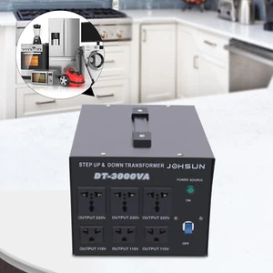 Transformador convertidor de voltaje ascendente/bajado de 110V a 220V/220V a 110V 3000W 13,6A - Imagen 1 de 13