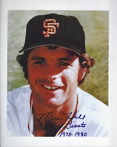 Autogramm 8x10 Marc Hill San Francisco Giants Catcher Twins White Sox - Bild 1 von 1