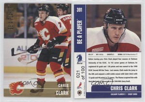 1999-00 ITG Be A Player Memorabilia Gold /100 Chris Clark #391 Rookie RC