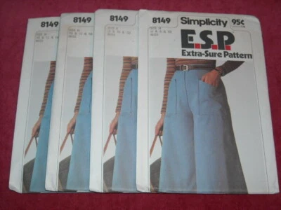 🌸UNCIRCULATED 1977 SIMPLICITY #8149-LADIES CULOTTES or GAUCHO'S PATTERN  6-14FF - Image 1 of 2