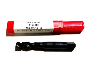 1)pz Flauto a spirale 3/8-16 H3 semi-fondo alte prestazioni TT97555 TT288 - Foto 1 di 4