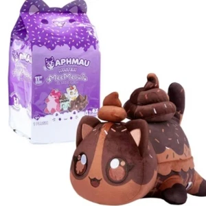 Aphmau Mystery MeeMeows 11" Ice Cream Series Chocolate Ice Cream Cat NEU Rare - Bild 1 von 12