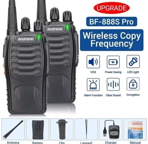 Baofeng BF-888S Walkie Talkie 400-470MHz Two-way Radio Long Range  - Picture 1 of 10