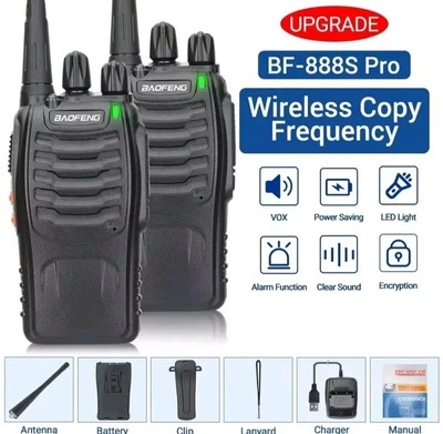Baofeng BF-888S Walkie Talkie 400-470MHz Two-way Radio Long Range  - Image 1 of 4