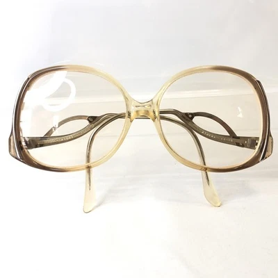 Monturas de anteojos vintage años 70 80 brazo caído hipster de gran tamaño 56 18 Athena Ombré Foto 1 de 4
