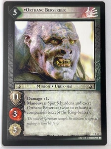 LORD OF THE RINGS TCG REALMS OF THE ELF LORDS RARE 3R66 ORTHANC BERSERKER ex - Picture 1 of 1