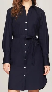 $99 Vestido TOMMY HILFIGER Manga Larga para Mujer Azul Marino Talla S o XL - Imagen 1 de 4